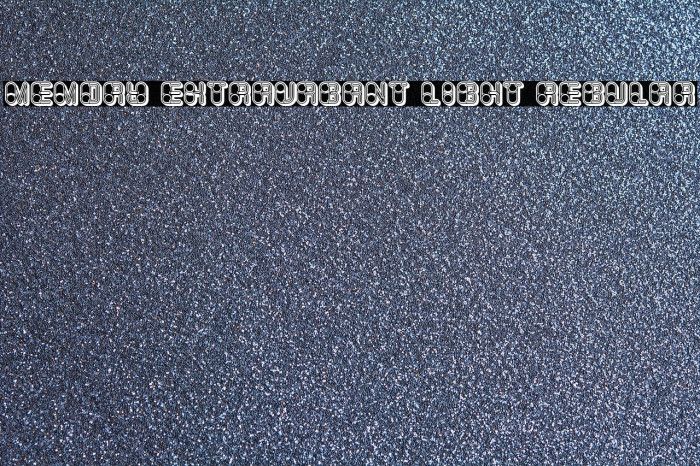 Memory Extravagant Light Regular Example 1