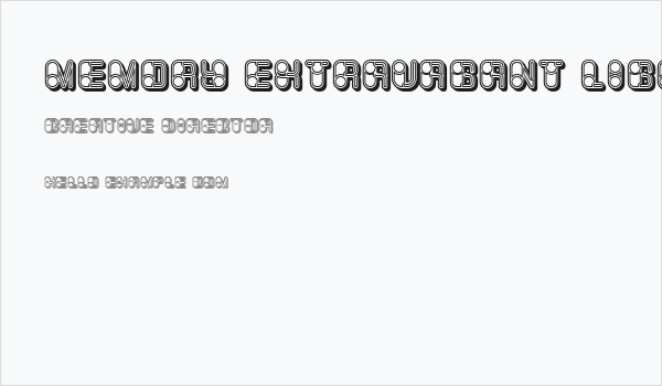 Memory Extravagant Light Regular Business Card