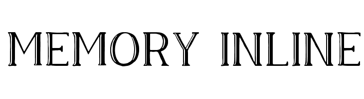 Memory Inline  नि: शुल्क फ़ॉन्ट्स डाउनलोड