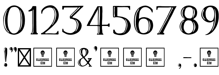 Memory Inline Schriftart Anderer Schreiben