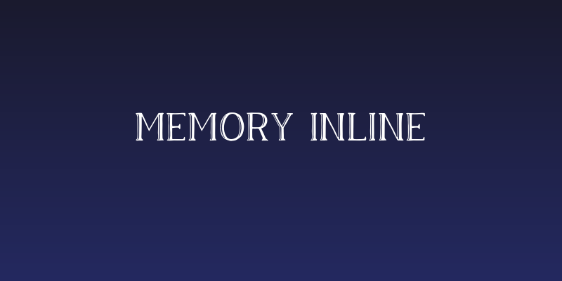 Memory Inline Social Header