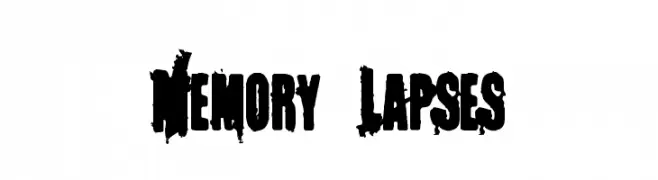 Memory Lapses  Frei Schriftart Herunterladen