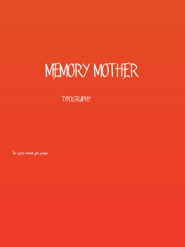 Memory Mother Poster