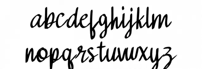 Memory Mother Font LOWERCASE