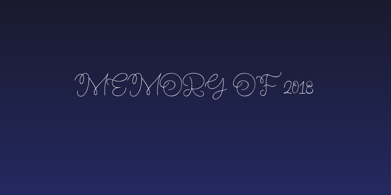 Memory of 2018 Social Header