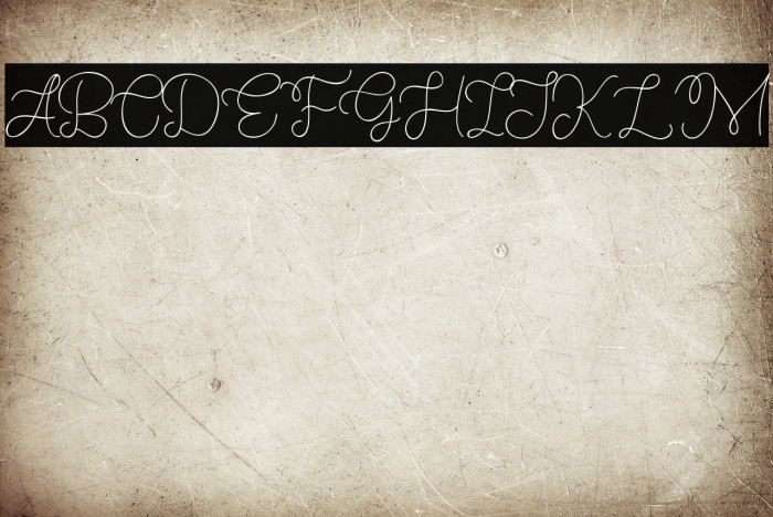 Memory of 2018 Font examples