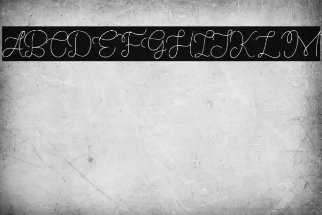 Memory of 2018 Font examples