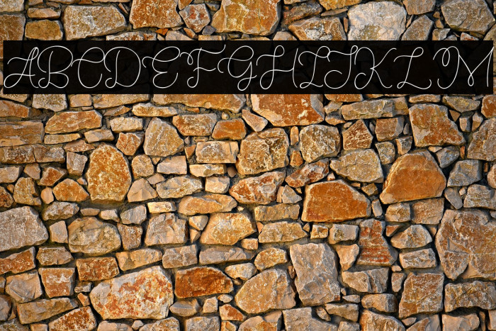 Memory of 2018 Font examples