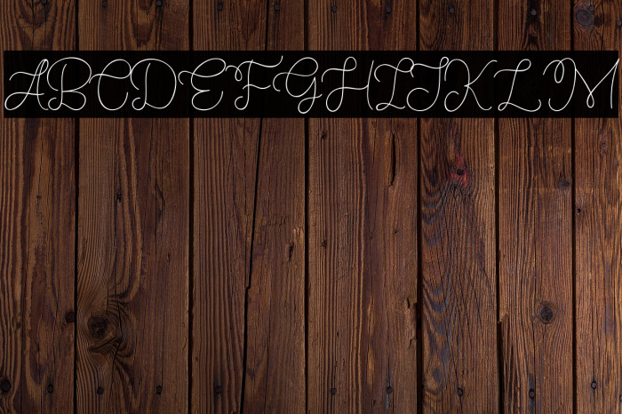 Memory of 2018 Font examples