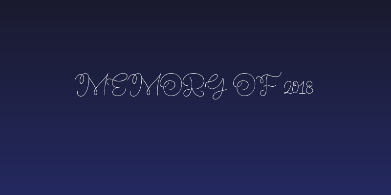 Memory of 2018 Social Header