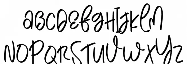 Memory Font LOWERCASE