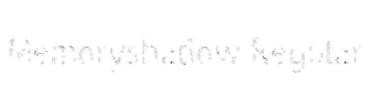 Memoryshadow Regular Font