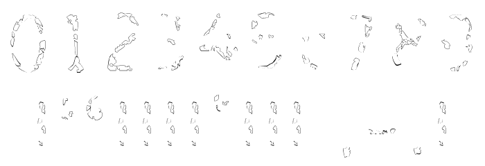 Memoryshadow Regular Font OTHER CHARS