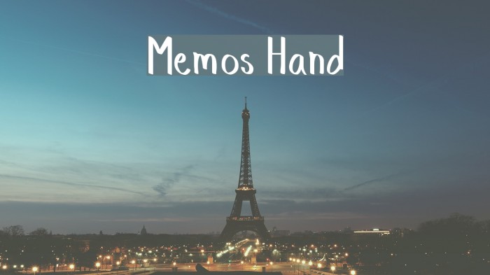 Memos Hand Example 2
