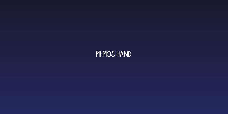 Memos Hand Social Header