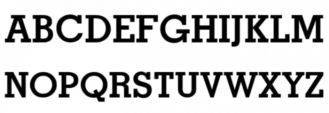 Memphis-Bold Font Litere mari