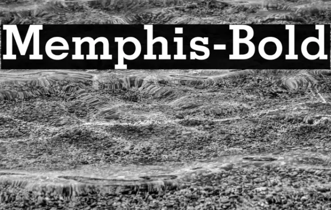 Memphis-Bold フォント examples