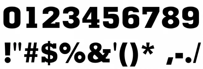 Memphis-ExtraBold Font OTHER CHARS