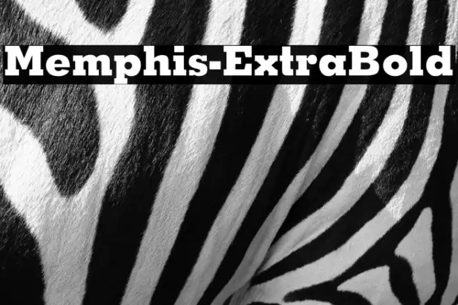 Memphis-ExtraBold Example 1