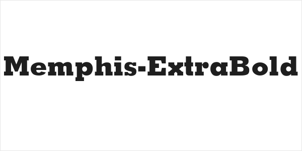 Memphis-ExtraBold Logo