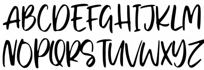Memphis River Schriftart Groß