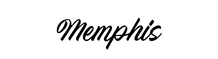 Memphis  Frei Schriftart Herunterladen