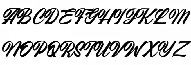 Memphis Font Litere mari
