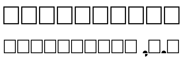 MemphisDisplay Font OTHER CHARS