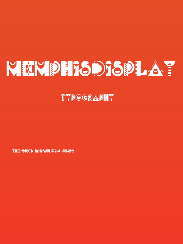 MemphisDisplay Poster