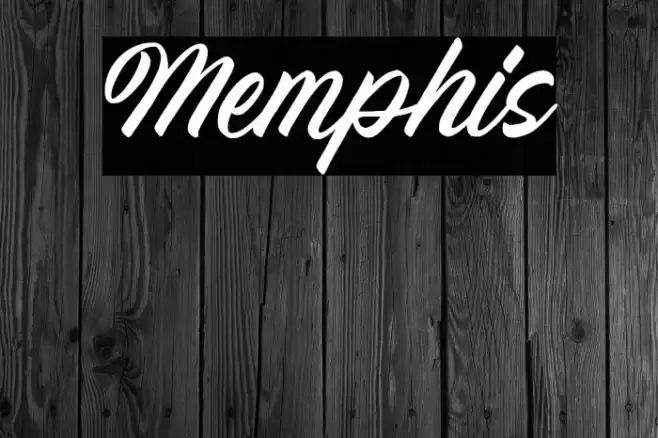 Memphis Font examples