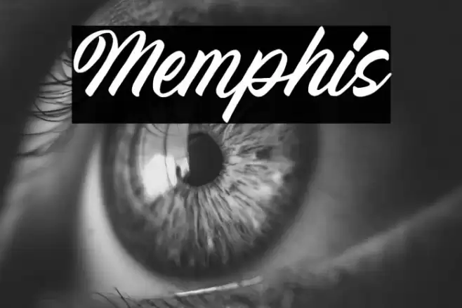 Memphis Font examples