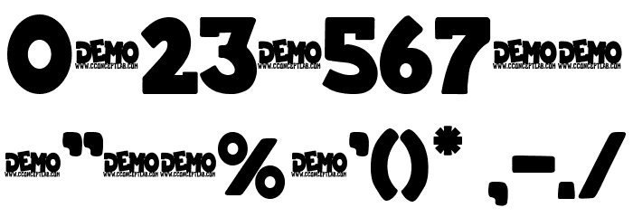 Memsmark! Demo Font OTHER CHARS