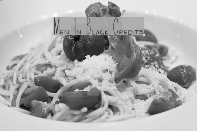 Men In Black Credits Font examples