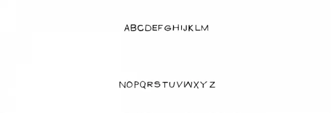 Men In Black Credits Font LOWERCASE