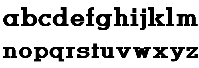 Men Nefer Black Bold Font LOWERCASE