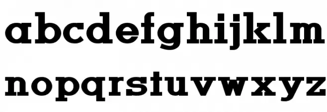 Men Nefer Black Bold Font LOWERCASE