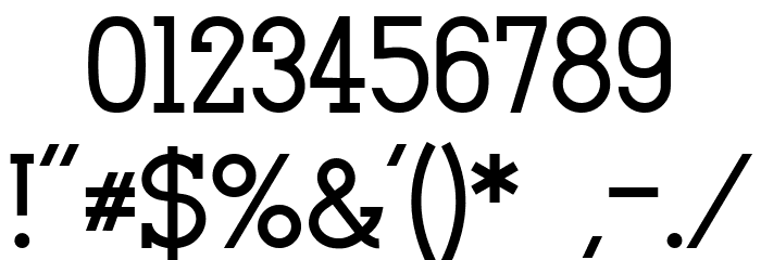 Men Nefer Font OTHER CHARS