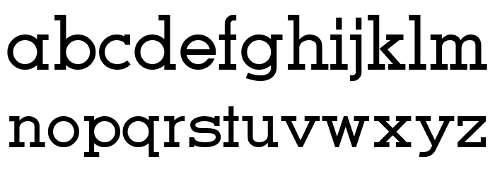 Men Nefer Font LOWERCASE