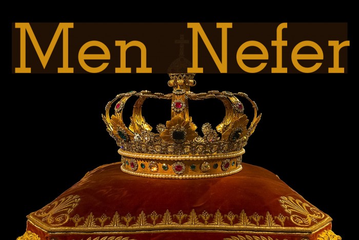 Men Nefer Font examples