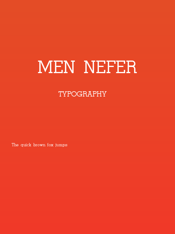 Men Nefer Poster