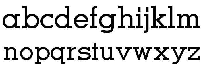 Men Nefer Font LOWERCASE