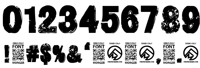 Men of Nihilist Regular Font OTHER CHARS