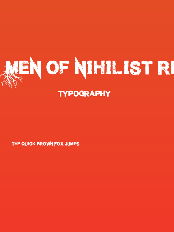 Men of Nihilist Regular Poster