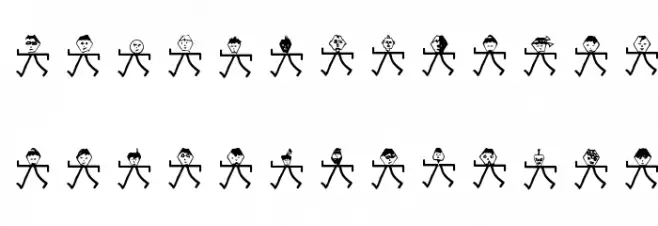 MenFiftyTwo خط أحرف كبيرة