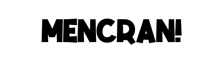 Mencran!  Free Fonts Download