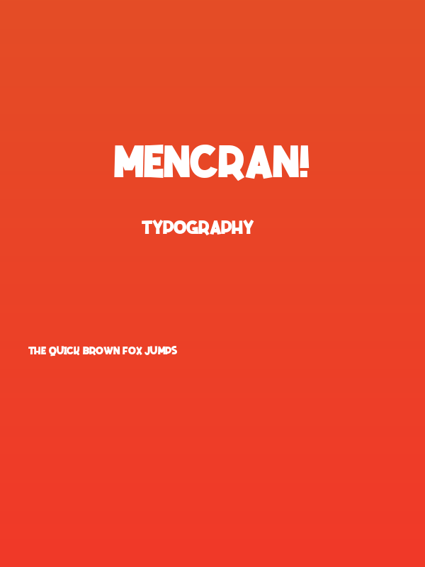 Mencran! Poster