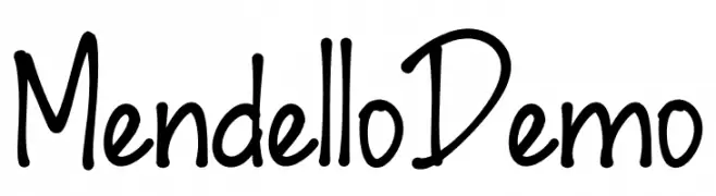 Mendello Demo  Fuentes Gratis Descargar