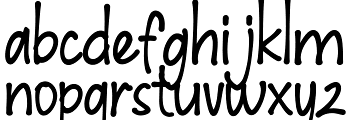 Mendello Demo Font LOWERCASE