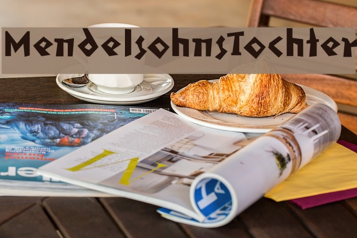 MendelsohnsTochter Font examples