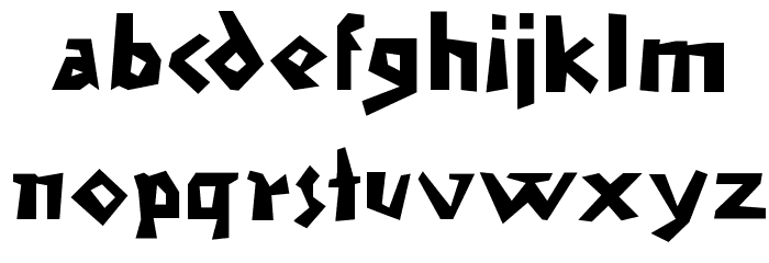 MendelsohnsTochter Font LOWERCASE